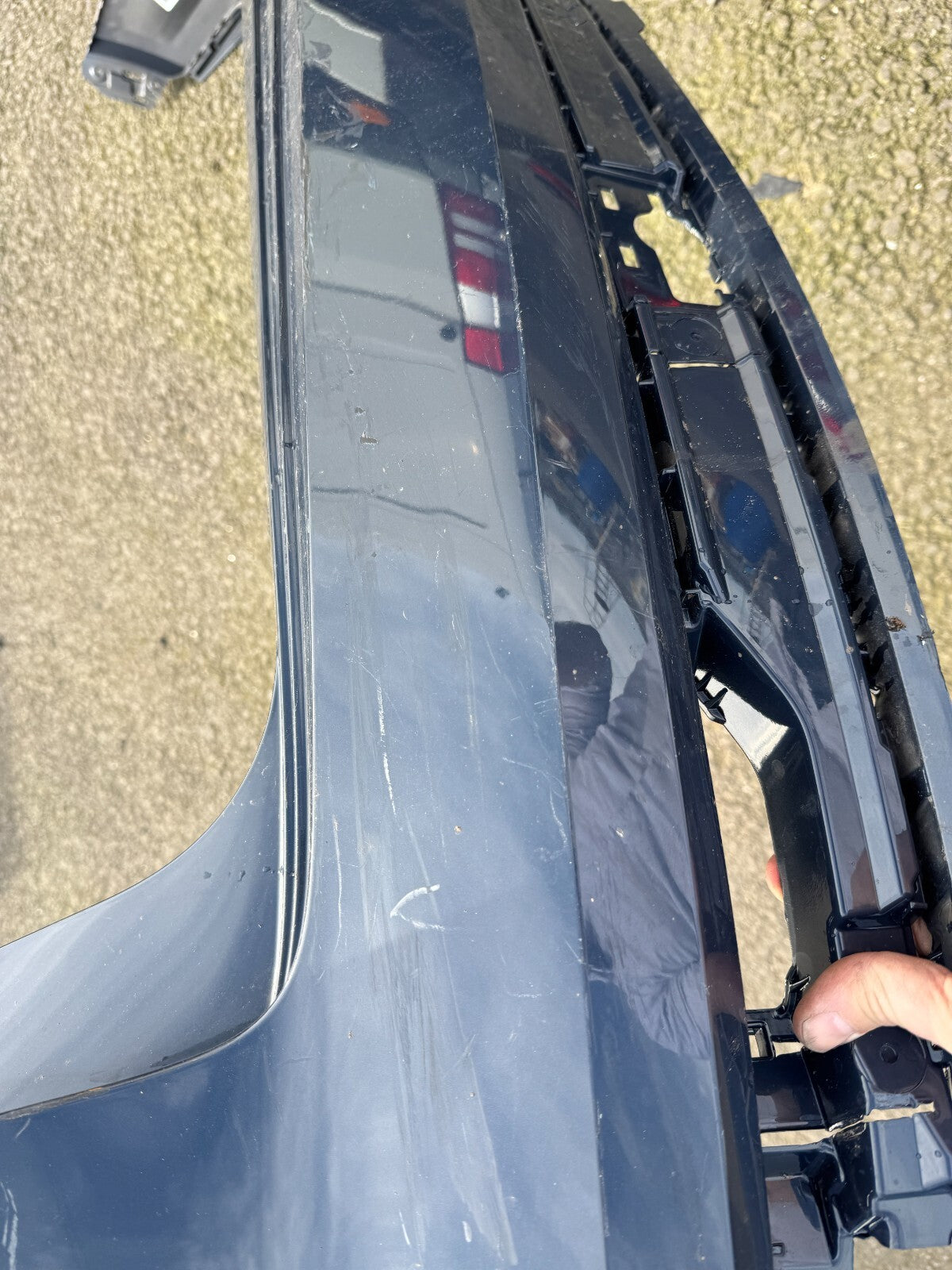 2024 AUDI E-TRON Rear Bumper 4KE807511 SKIN ONLY DAMAGED