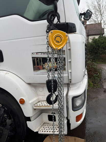 Yale VSIII 3000kg Single Fall Chain Block and Tackle Manual Hoist engine hoist