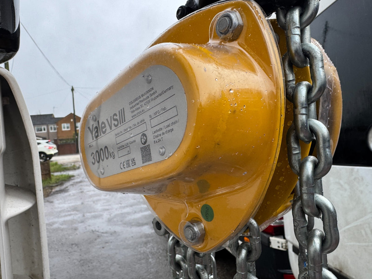 Yale VSIII 3000kg Single Fall Chain Block and Tackle Manual Hoist engine hoist
