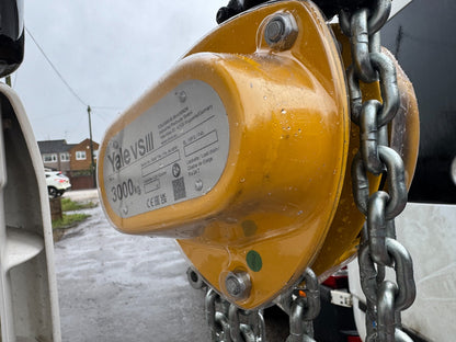 Yale VSIII 3000kg Single Fall Chain Block and Tackle Manual Hoist engine hoist