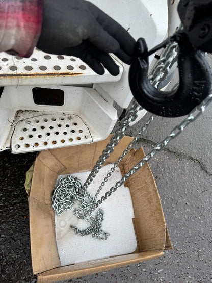 Yale VSIII 3000kg Single Fall Chain Block and Tackle Manual Hoist engine hoist