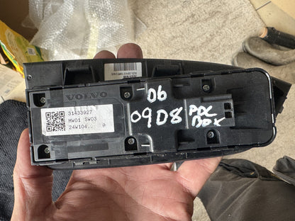 Volvo XC90 Mk2 Right Driver Master Window Mirror Switch 31433927 RHD Bezel
