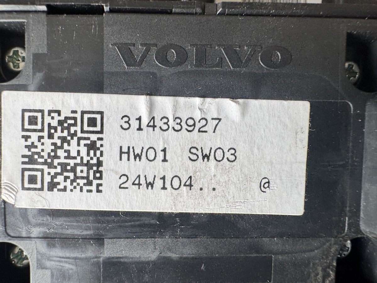 Volvo XC90 Mk2 Right Driver Master Window Mirror Switch 31433927 RHD Bezel