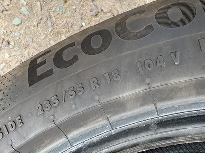 235/55/18 104V !Continental Eco Contact 7! 6MM+ DOT2725 235 55 18 2355518 XL