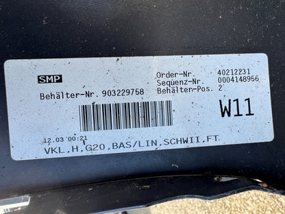 BMW 3 Series G20 Rear Bumper 2019-On | OEM 51127427998 Used Genuine SCRATCHED