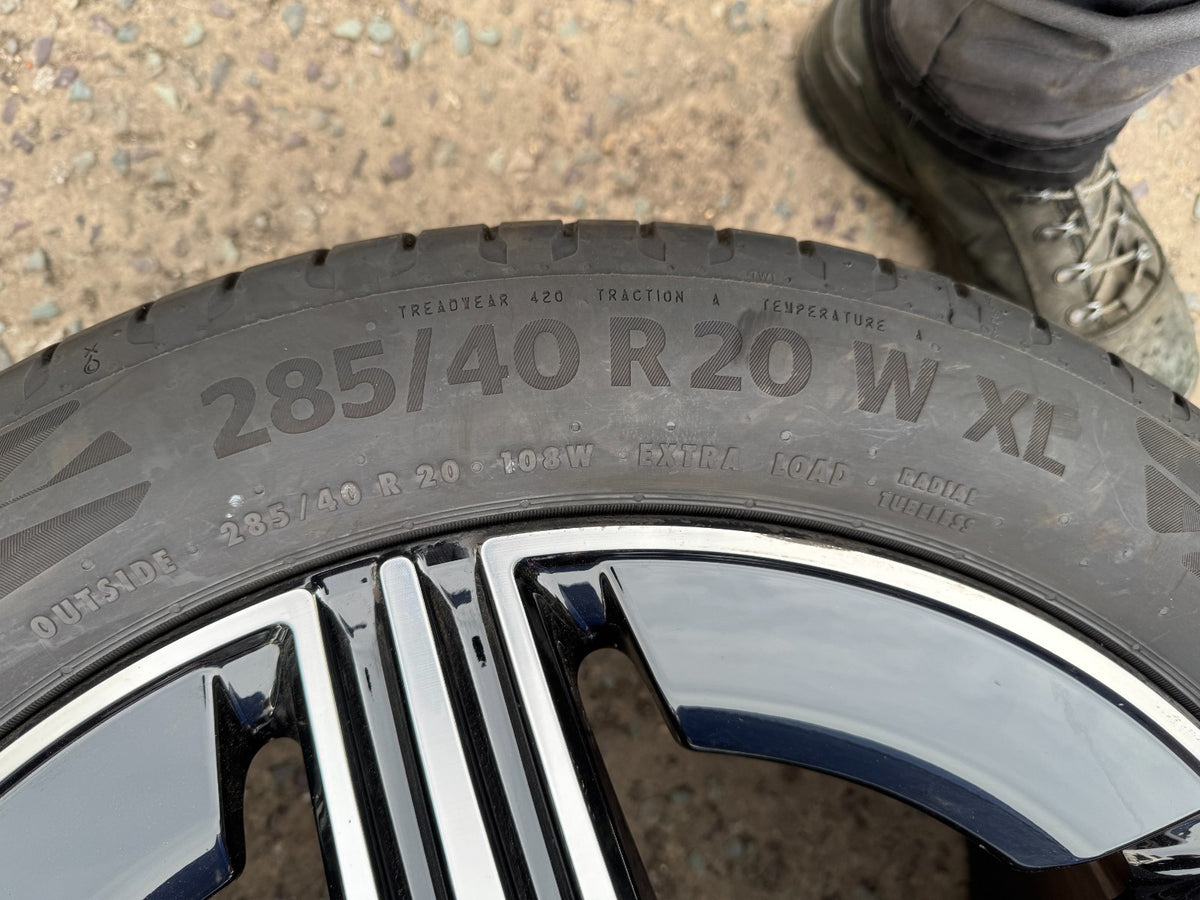 GENUINE Mercedes X254 Rear Alloy Wheel Rim & Tyre 9.5Jx20 ET35.5 A2544010700