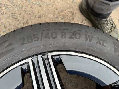 GENUINE Mercedes X254 Rear Alloy Wheel Rim & Tyre 9.5Jx20 ET35.5 A2544010700