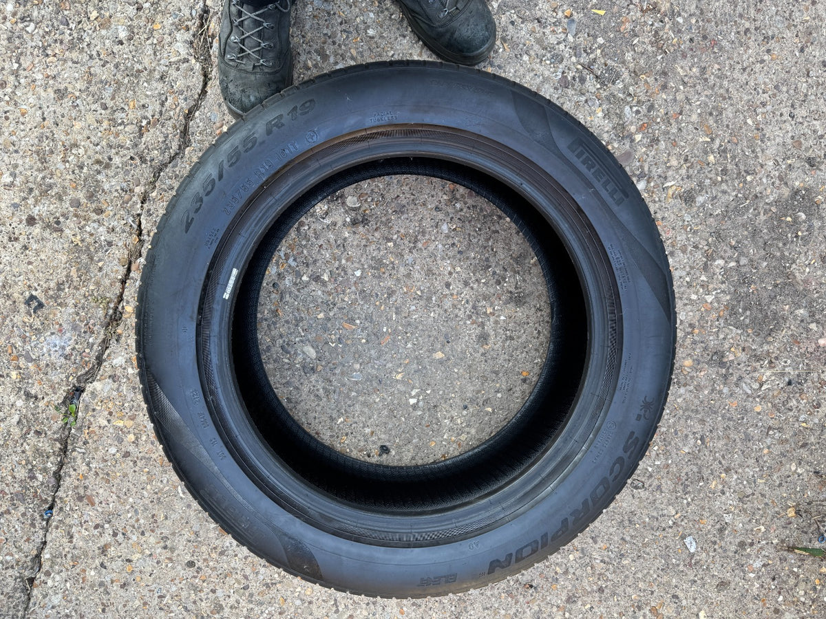 235 55 19 101T Pirelli Scorpion ELECT Tyre 4.5mm DOT 2123 NO REPAIRS NEXT DAY D