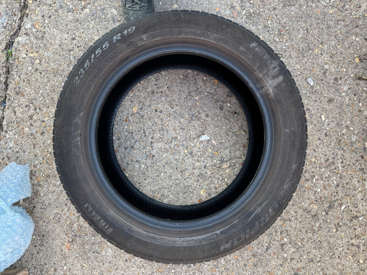 235 55 19 101T Pirelli Scorpion ELECT Tyre 4.5mm DOT 2123 NO REPAIRS NEXT DAY D