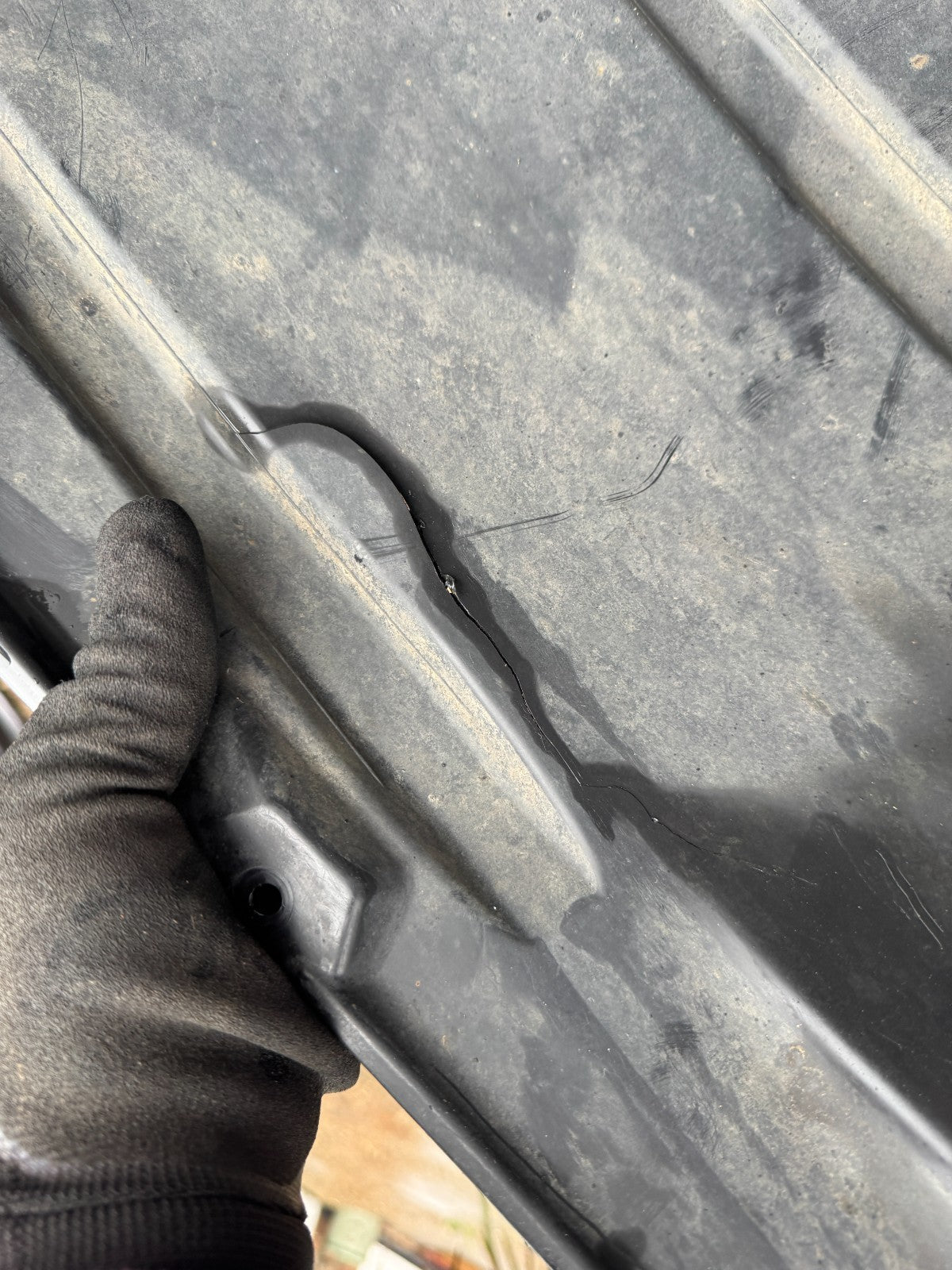 AUDI Q6 E-TRON 2024 - ONWARDS LEFT FRONT LEFT ARCH LINER 85H821171F