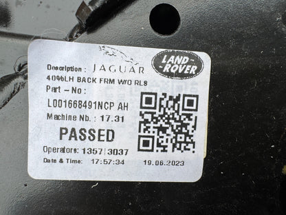 2023 Jaguar Back Seat Frame Left L001668491NCPAH L001675825AB