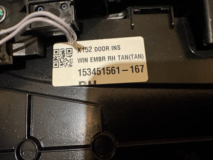 2023 Jaguar F-Type X152 Right Door Card Panel TAN EX53-23900