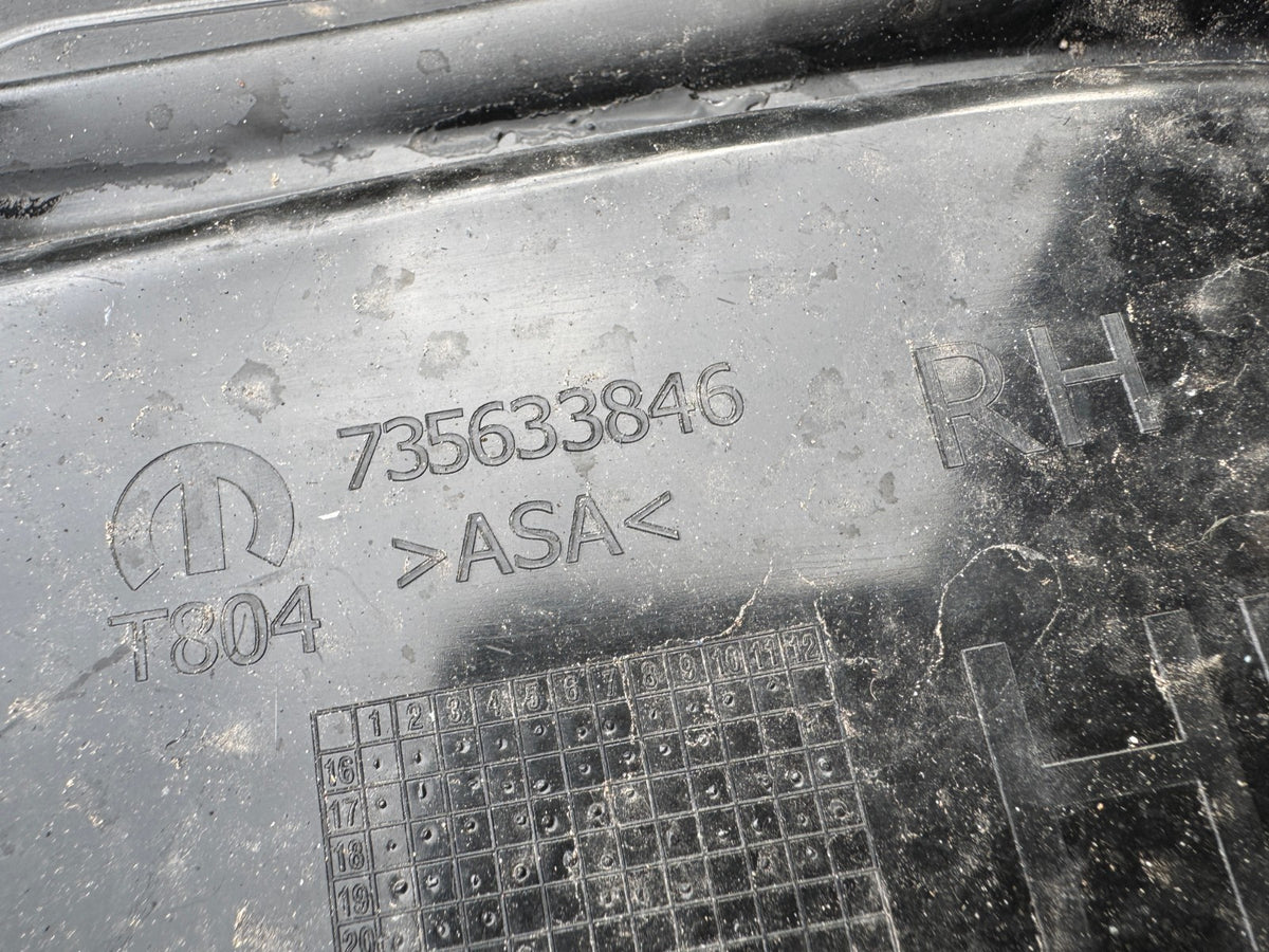 Original Fiat Tipo 735633846 bumper grille RIGHT 2020