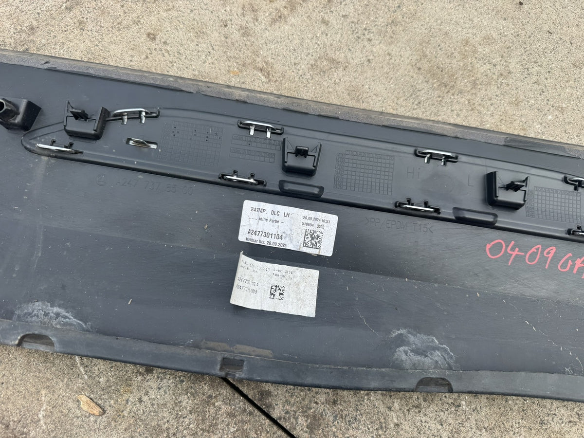 Mercedes GLA H247 EQA Rear Left Door Moulding Chrome A2477378900 A2477378500