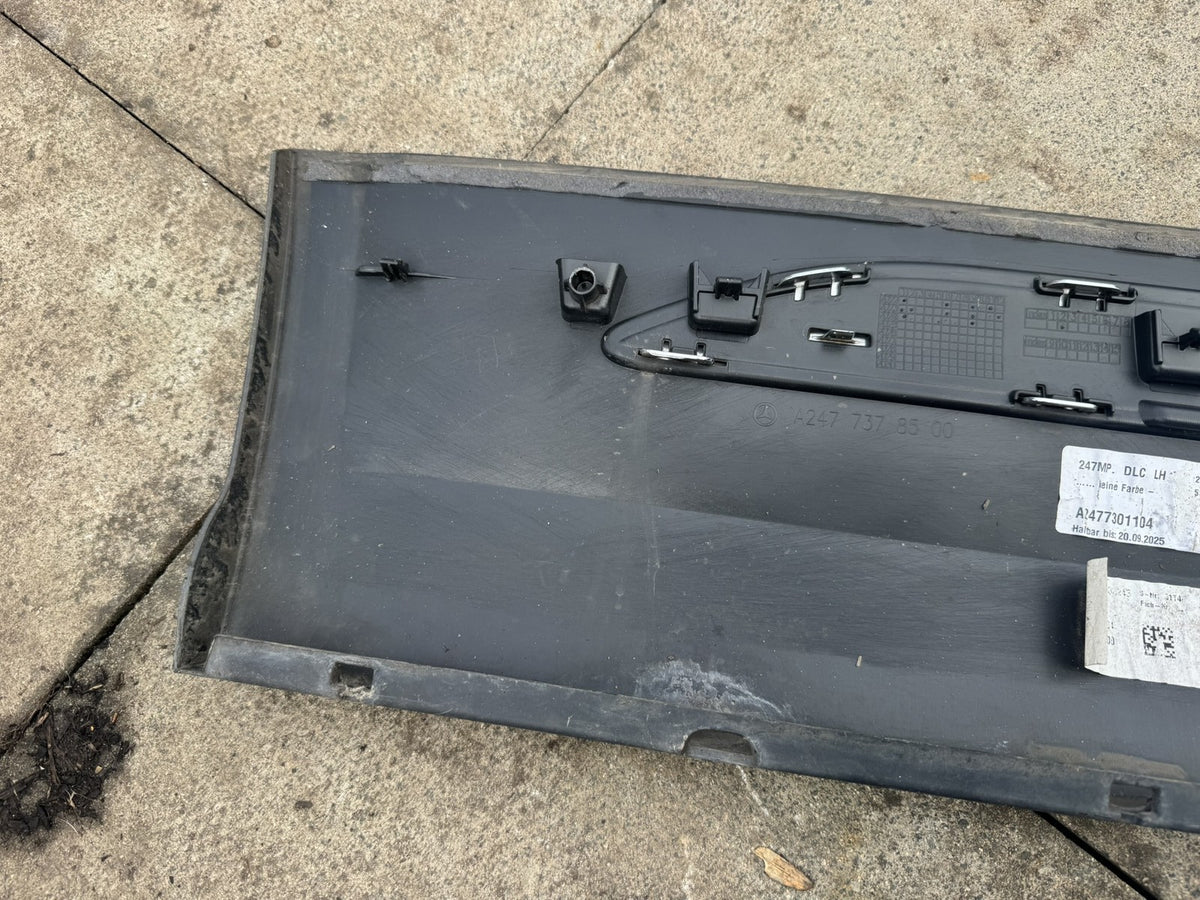 Mercedes GLA H247 EQA Rear Left Door Moulding Chrome A2477378900 A2477378500