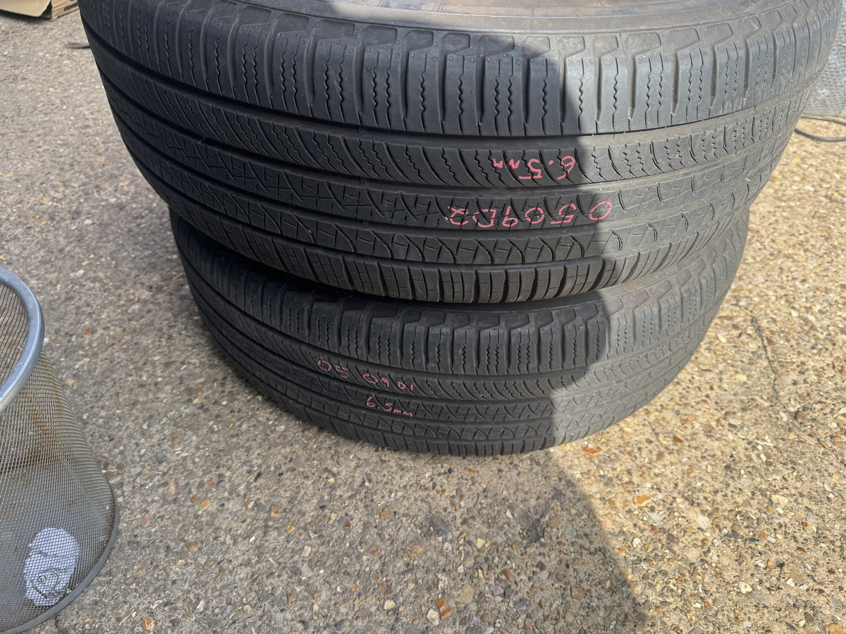 255 60 20 PIRELLI SCORPION ZERO ALL SEASON LR 113V PAIR 6.5mm NO REPAIRS