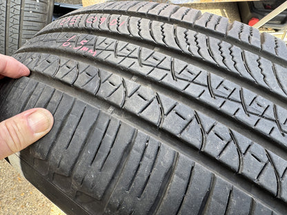 255 60 20 PIRELLI SCORPION ZERO ALL SEASON LR 113V PAIR 6.5mm NO REPAIRS