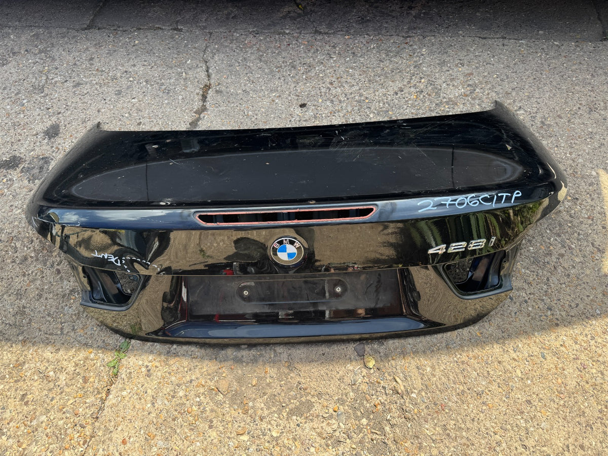 BMW 4 Series 428i Boot Lid Tail Gate Black BARE - DENTED - SCRATCHED