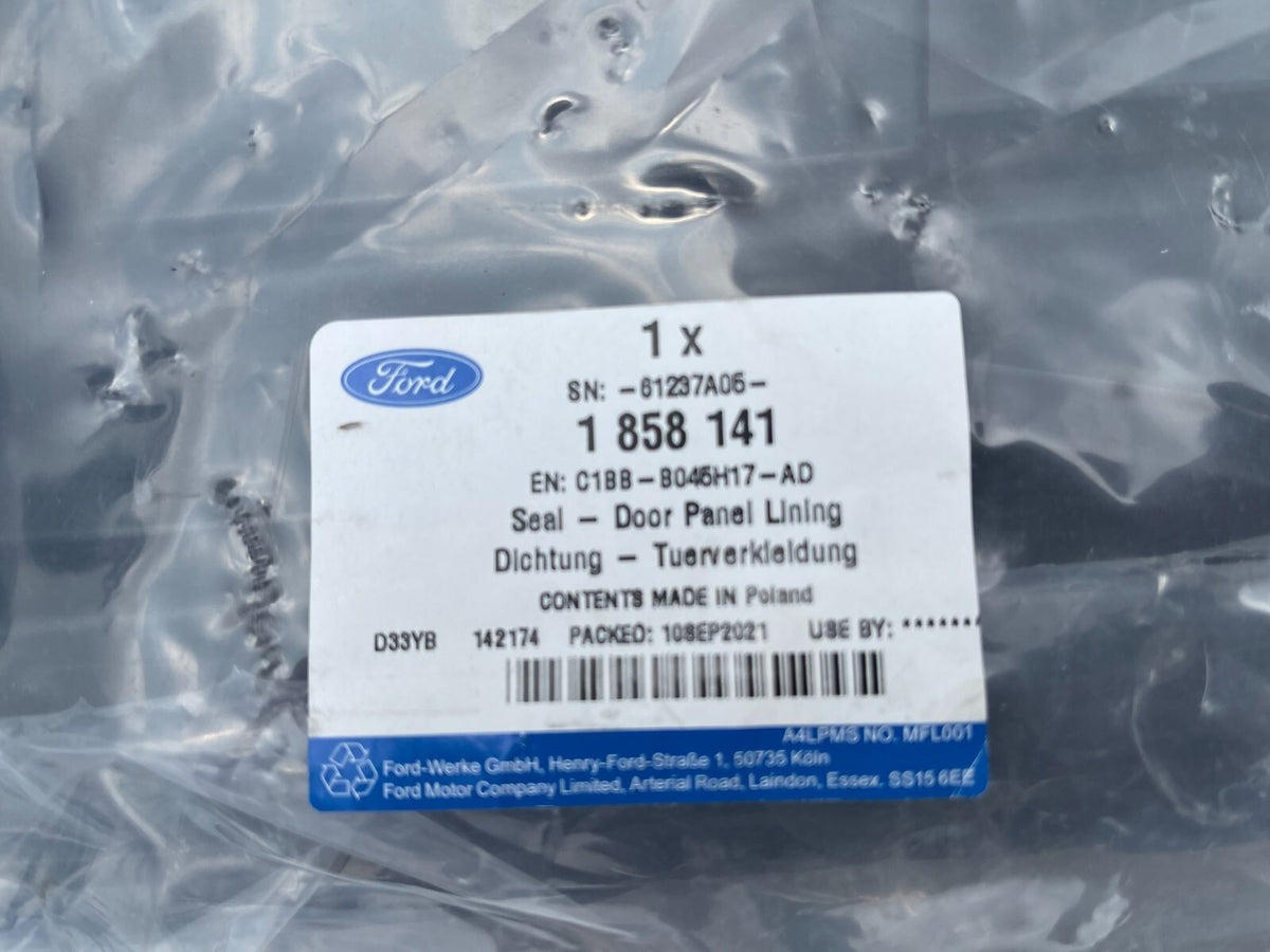 NEW GENUINE FORD FIESTA MK8 FRONT LEFT DOOR LINING SEAL 3DR 2012-2018