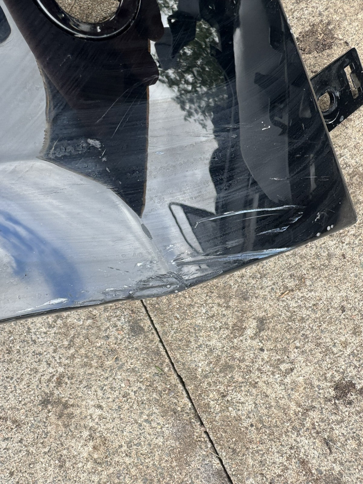 Land Rover Defender L663 Rear Left Bumper Corner L8B2-17D753-C Scratched