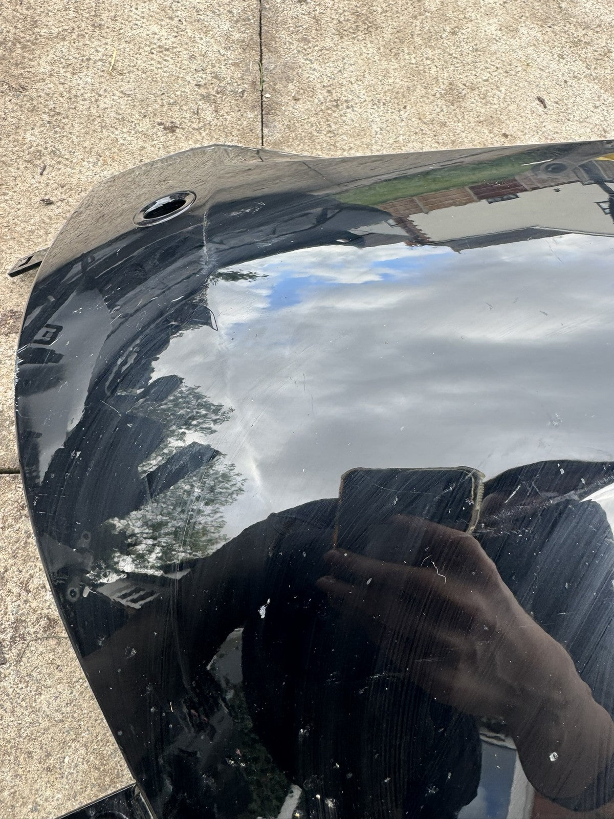 Land Rover Defender L663 Rear Left Bumper Corner L8B2-17D753-C Scratched