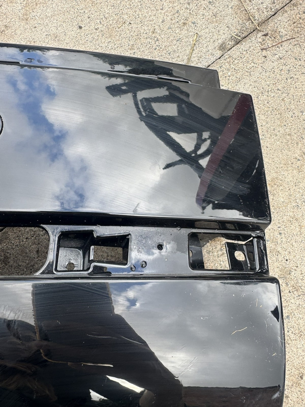 Land Rover Defender L663 Rear Left Bumper Corner L8B2-17D753-C Scratched
