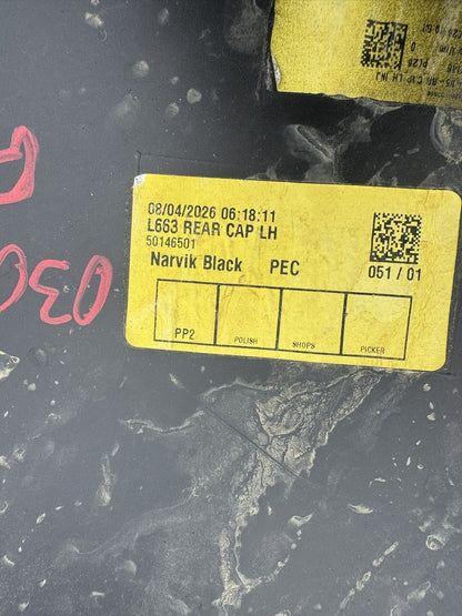 Land Rover Defender L663 Rear Left Bumper Corner L8B2-17D753-C Scratched