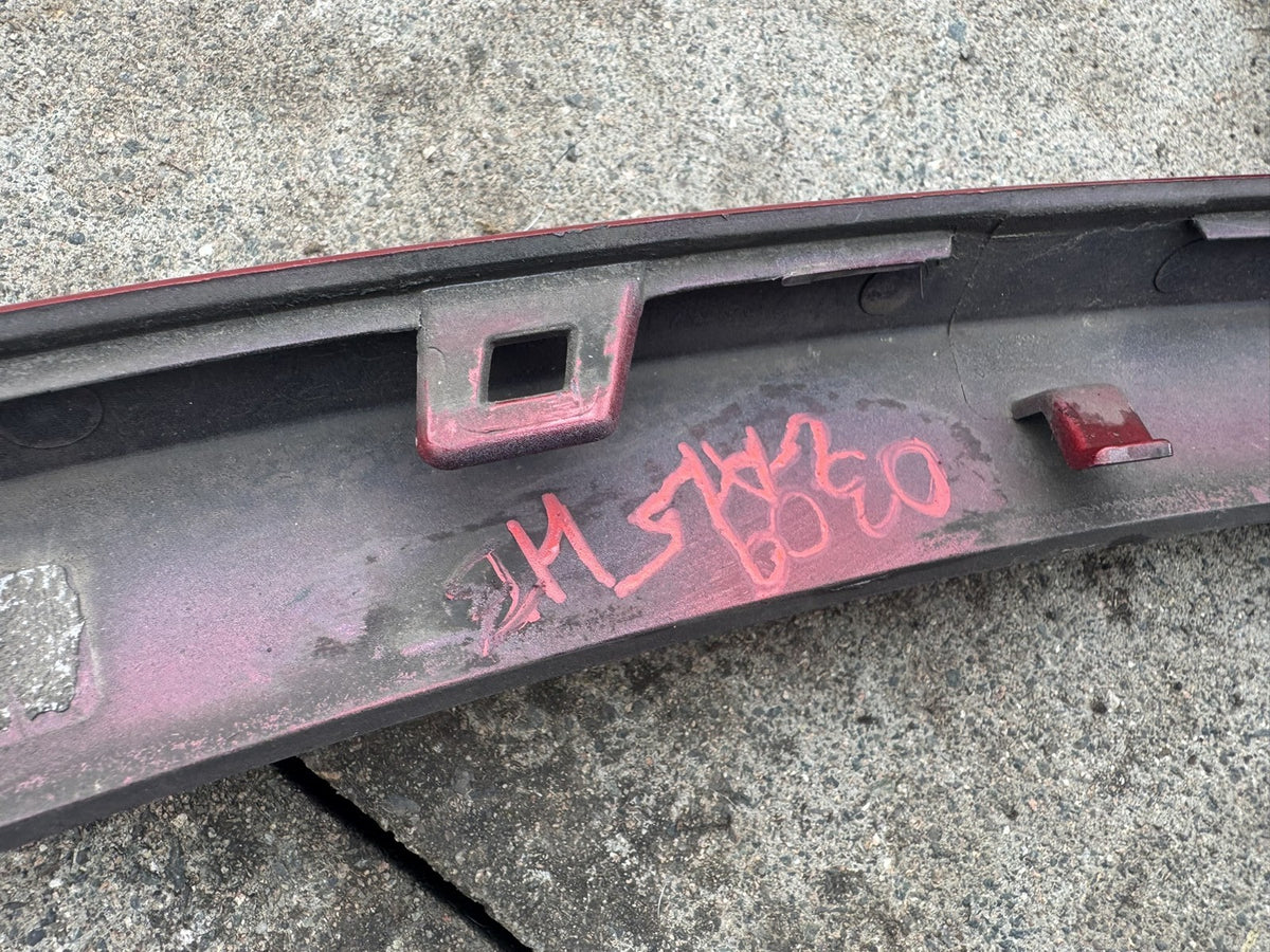 Jaguar I-Pace X590 Front Left Bumper Trim J9D3-17E837-A Red Scratched Damaged