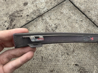 Jaguar I-Pace X590 Front Left Bumper Trim J9D3-17E837-A Red Scratched Damaged