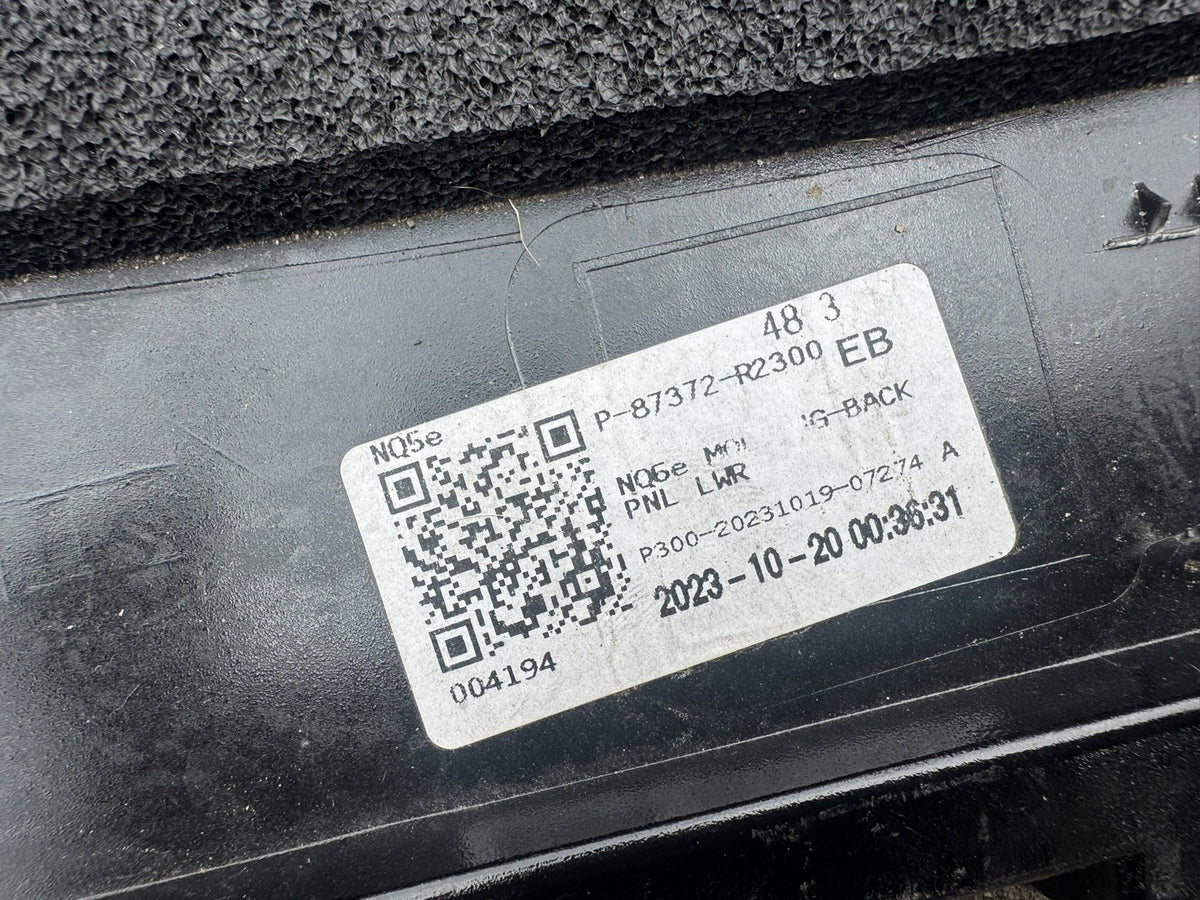 Kia Sportage MK5 NQ5 2022-2026 Rear Tailgate Trim Garnish 87372-R2300 Damaged