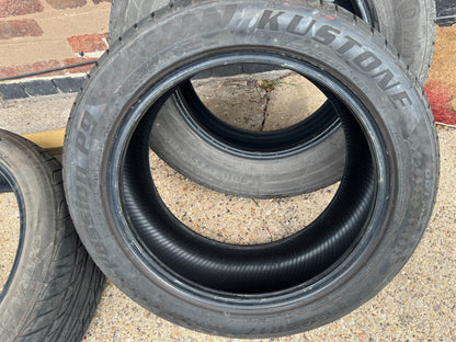 1X ยางเปอร์เซ็นต์ KUSTONE PASSION 225/50 ZR17 98W 225 50 17 RUNFLAT RSC 2255017 C+B