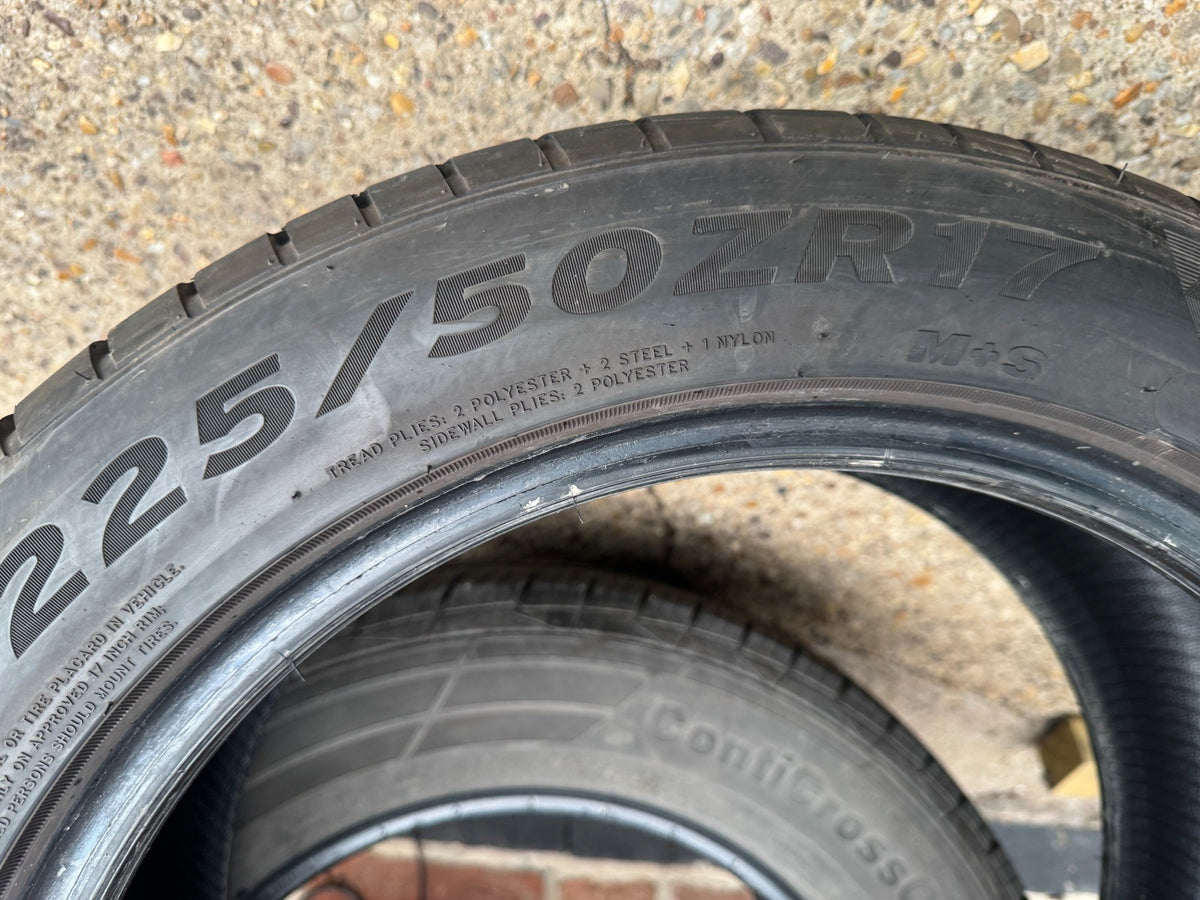 1X ยางเปอร์เซ็นต์ KUSTONE PASSION 225/50 ZR17 98W 225 50 17 RUNFLAT RSC 2255017 C+B