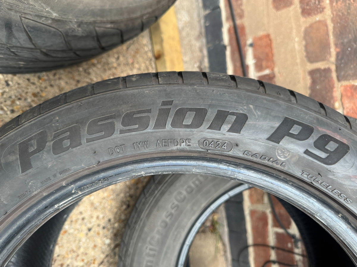 1X ยางเปอร์เซ็นต์ KUSTONE PASSION 225/50 ZR17 98W 225 50 17 RUNFLAT RSC 2255017 C+B
