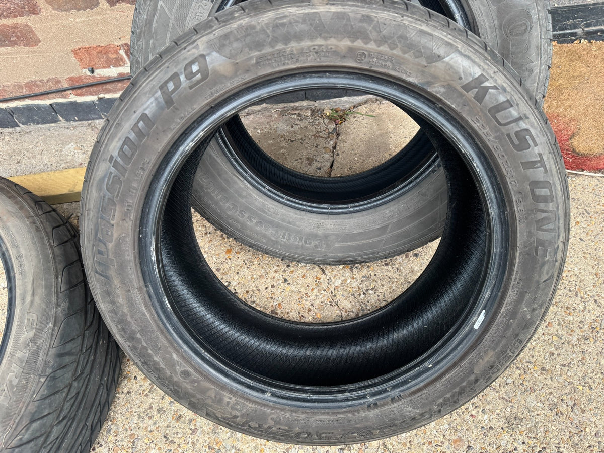 1X ยางเปอร์เซ็นต์ KUSTONE PASSION 225/50 ZR17 98W 225 50 17 RUNFLAT RSC 2255017 C+B