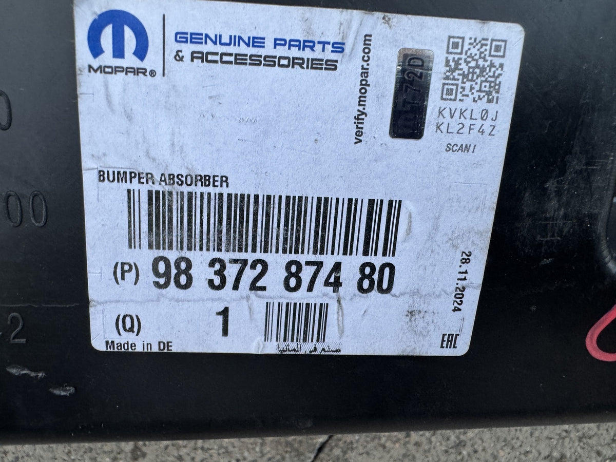 Peugeot 308 MK3 2022-2026 Rear Bumper Absorber 9837287480 Genuine New