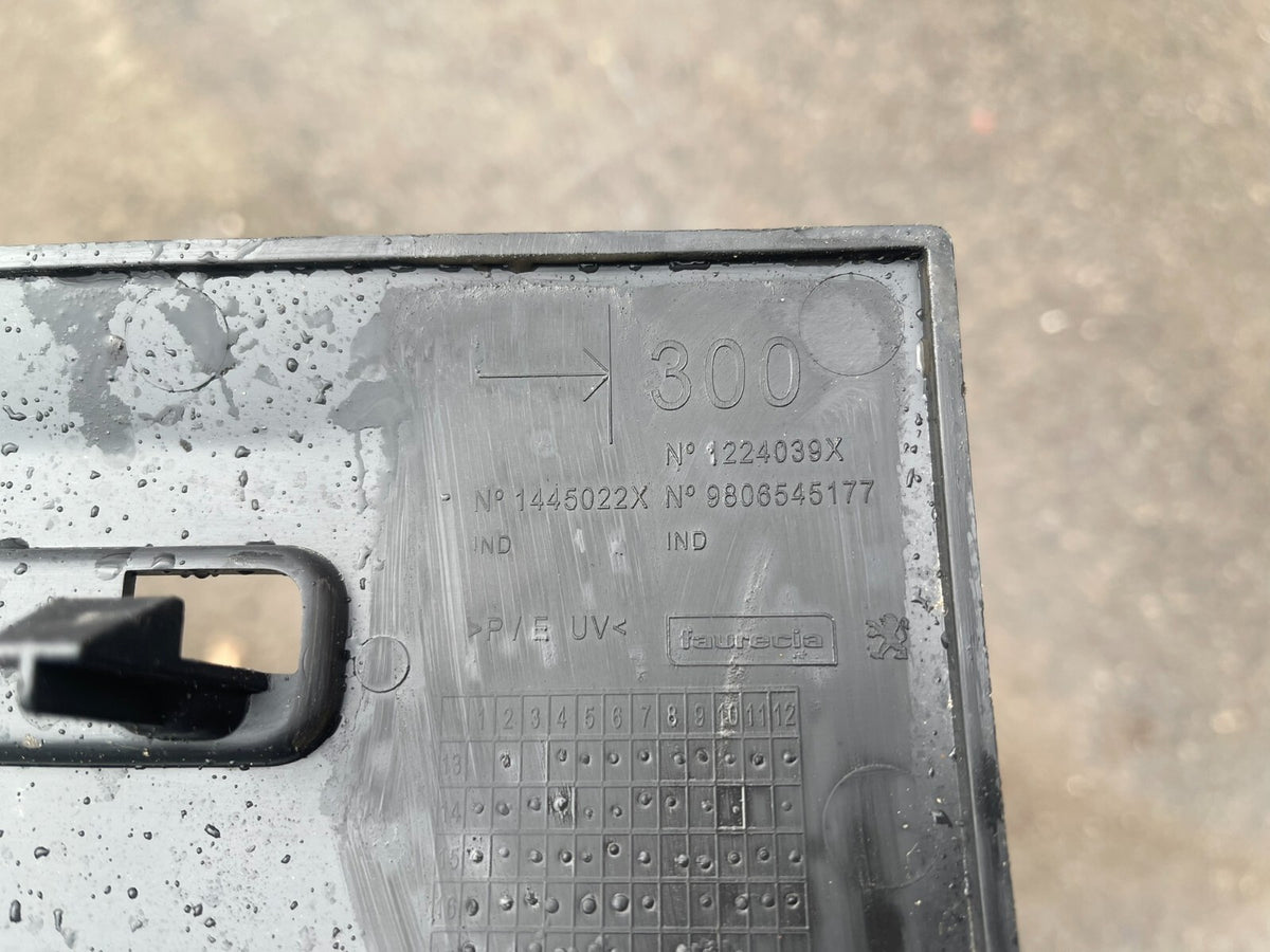 PEUGEOT 保桿飾條（內襯）左側 9806545177