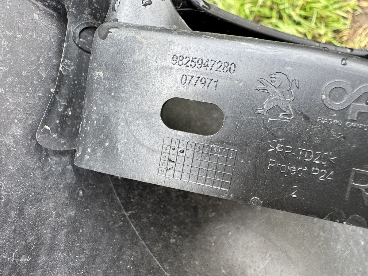 Peugeot 2008 MK2 2020-2023 Rear Lower Bumper Trim 9825947280 Scratched