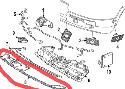 Genuine Volvo Sensor Mount Bracket 32345910