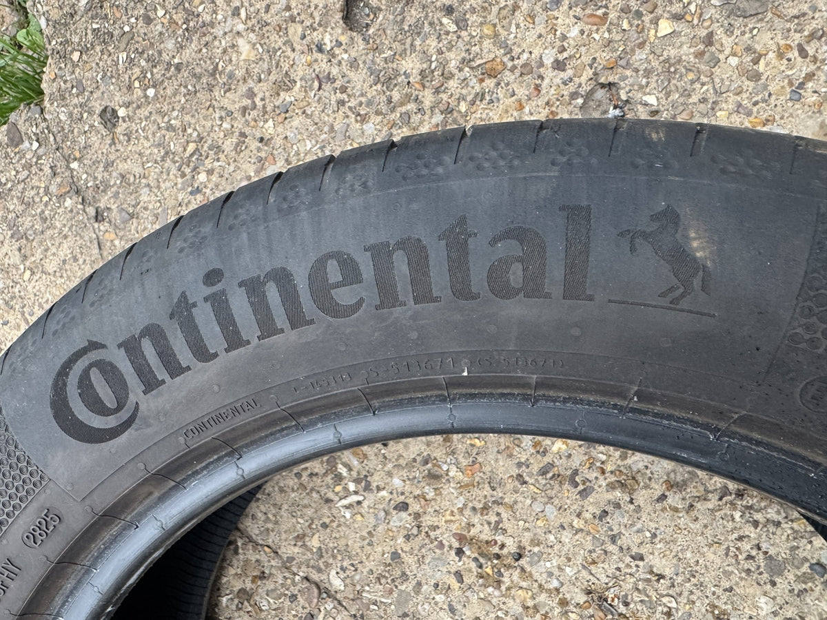 X2 PAIR 235 55 18 104V CONTINENTAL ECOCONTACT 7 XL EV 5mm NO REPAIRS 2025