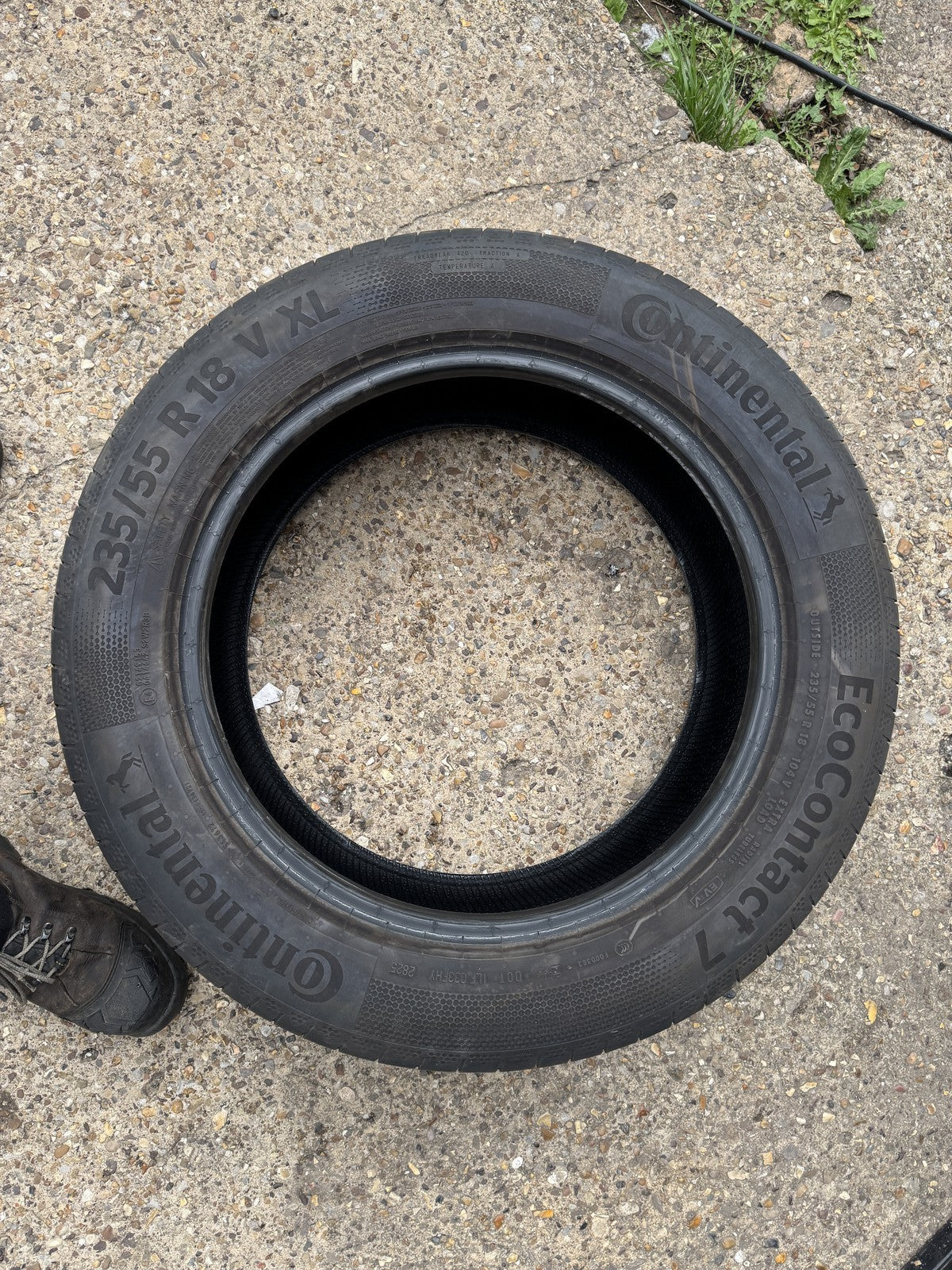 X2 PAIR 235 55 18 104V CONTINENTAL ECOCONTACT 7 XL EV 5mm NO REPAIRS 2025