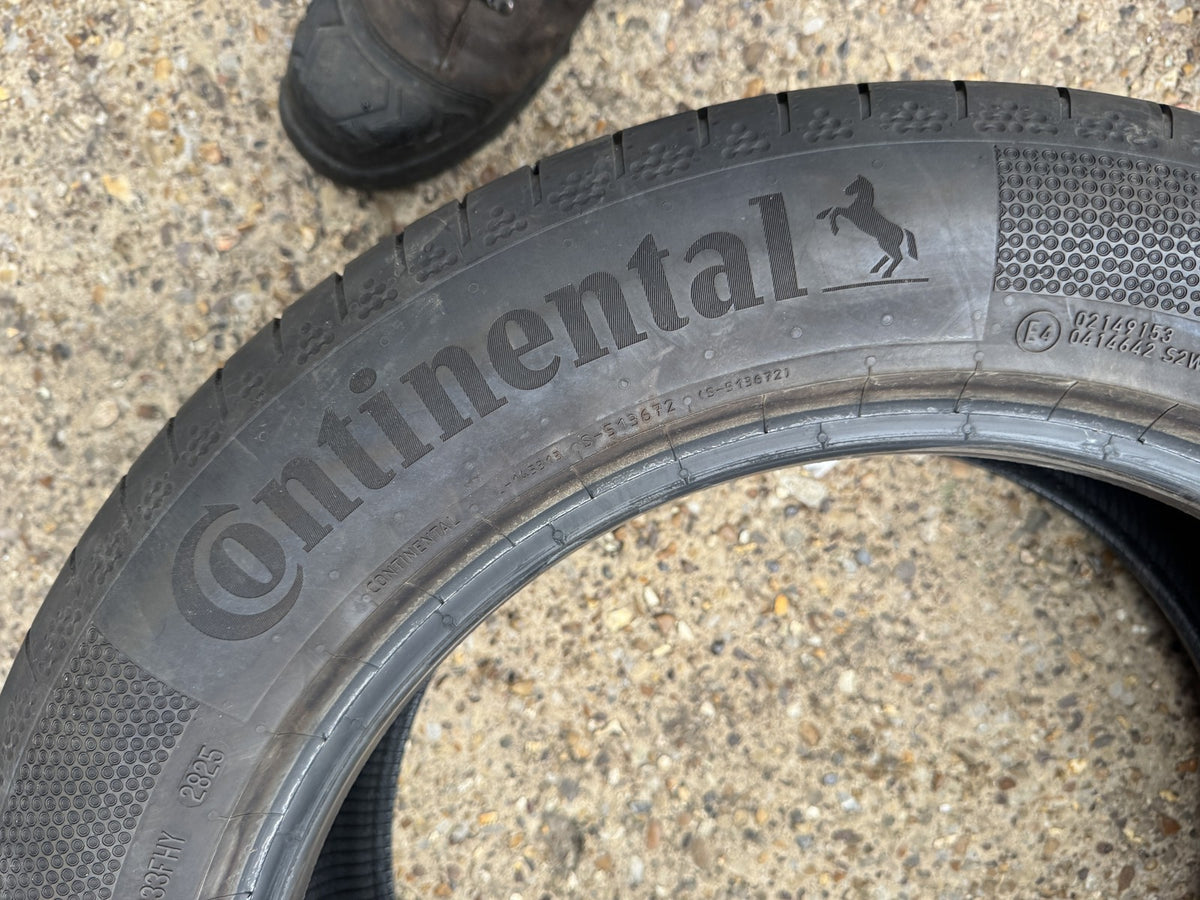 X2 PAIR 235 55 18 104V CONTINENTAL ECOCONTACT 7 XL EV 5mm NO REPAIRS 2025