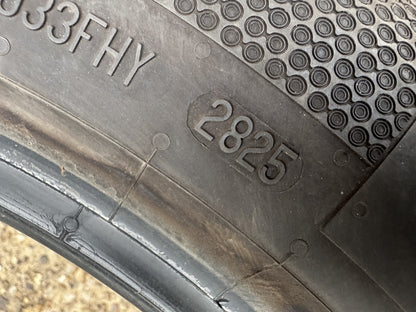 X2 PAIR 235 55 18 104V CONTINENTAL ECOCONTACT 7 XL EV 5mm NO REPAIRS 2025