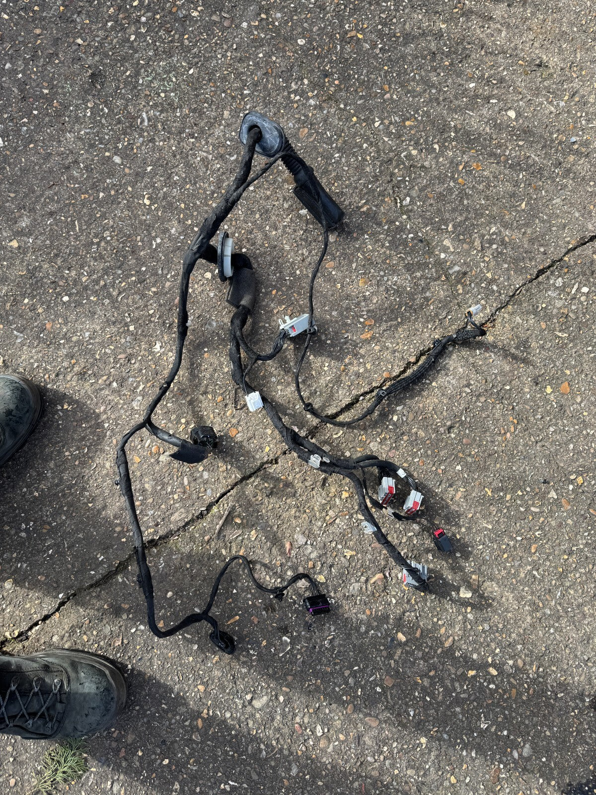 unknown Range Rover/Jaguar door wiring looms/plugs/connectors