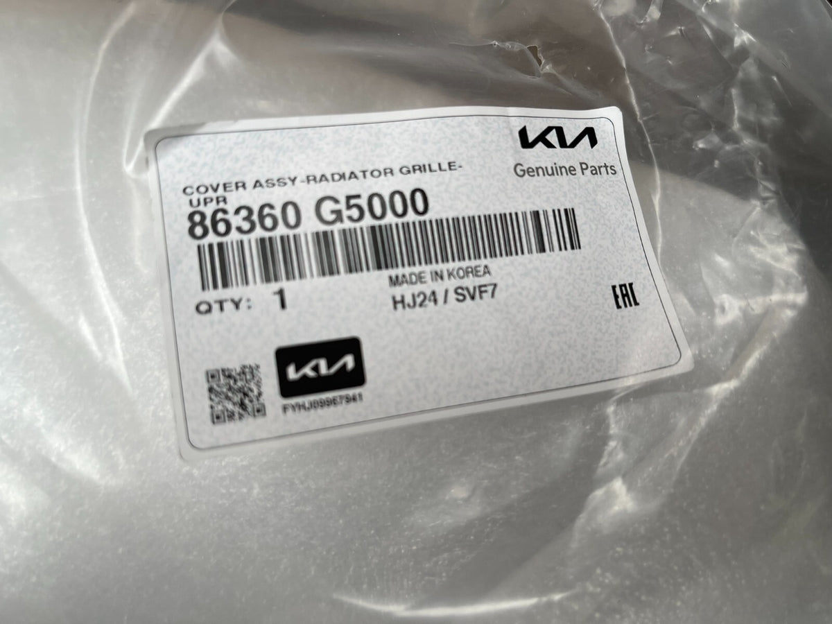 KIA NIRO DE Upper Radiator Slam Panel Cover Trim  86360-G5000 NEW GENUINE