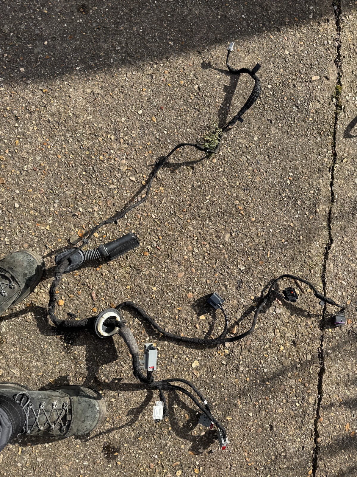 unknown Range Rover/Jaguar door wiring looms/plugs/connectors