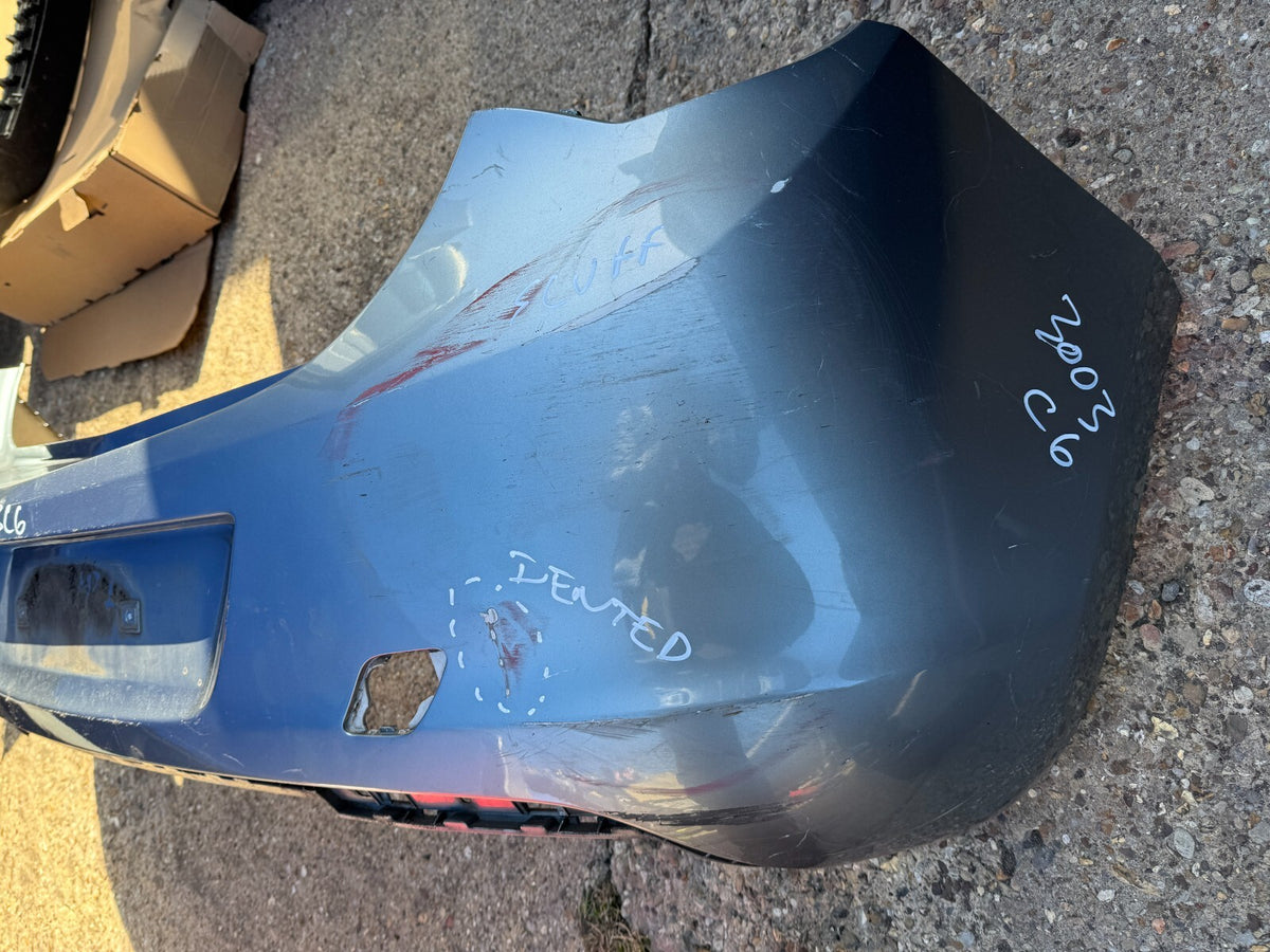 VAUXHALL ASTRA J 5 DOOR HATCH SILVER REAR BUMPER 2010 2011 2012 Damaged