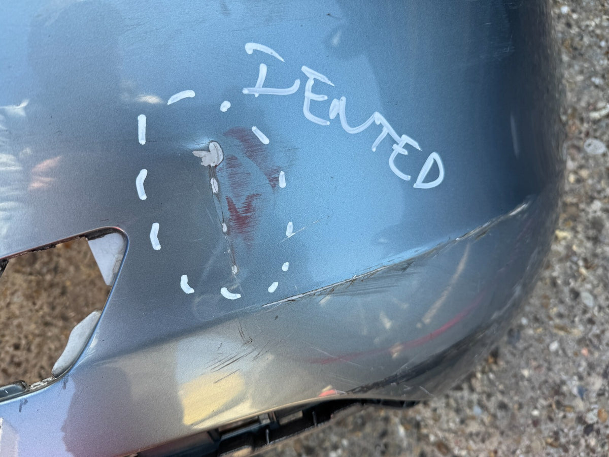 VAUXHALL ASTRA J 5 DOOR HATCH SILVER REAR BUMPER 2010 2011 2012 Damaged