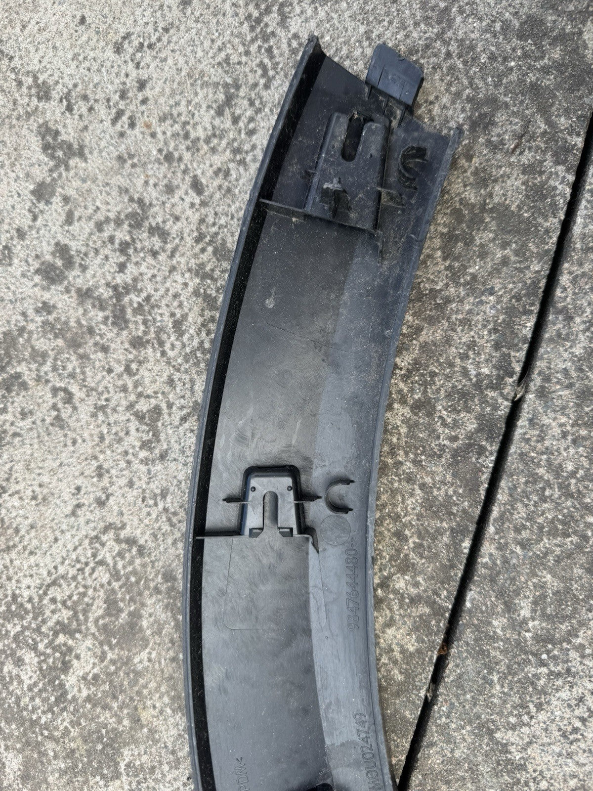 2025 Vauxhall Frontera LEFT REAR wheel arch moulding 9847644480