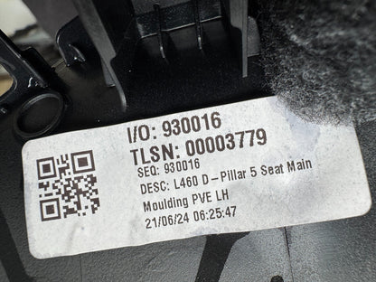 RANGE ROVER VOGUE L460 2022 - 2025 LEFT SIDE D-PILLAR TRIM M8E2-51749-A