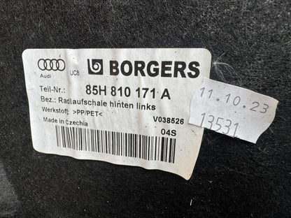 Kepet lumpur roda belakang kiri Audi Q6 e-tron 2025-2026 Original 85H810171A